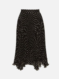 Mid Length Skirt,VALENTINO GARAVANI,NERO,Image 2