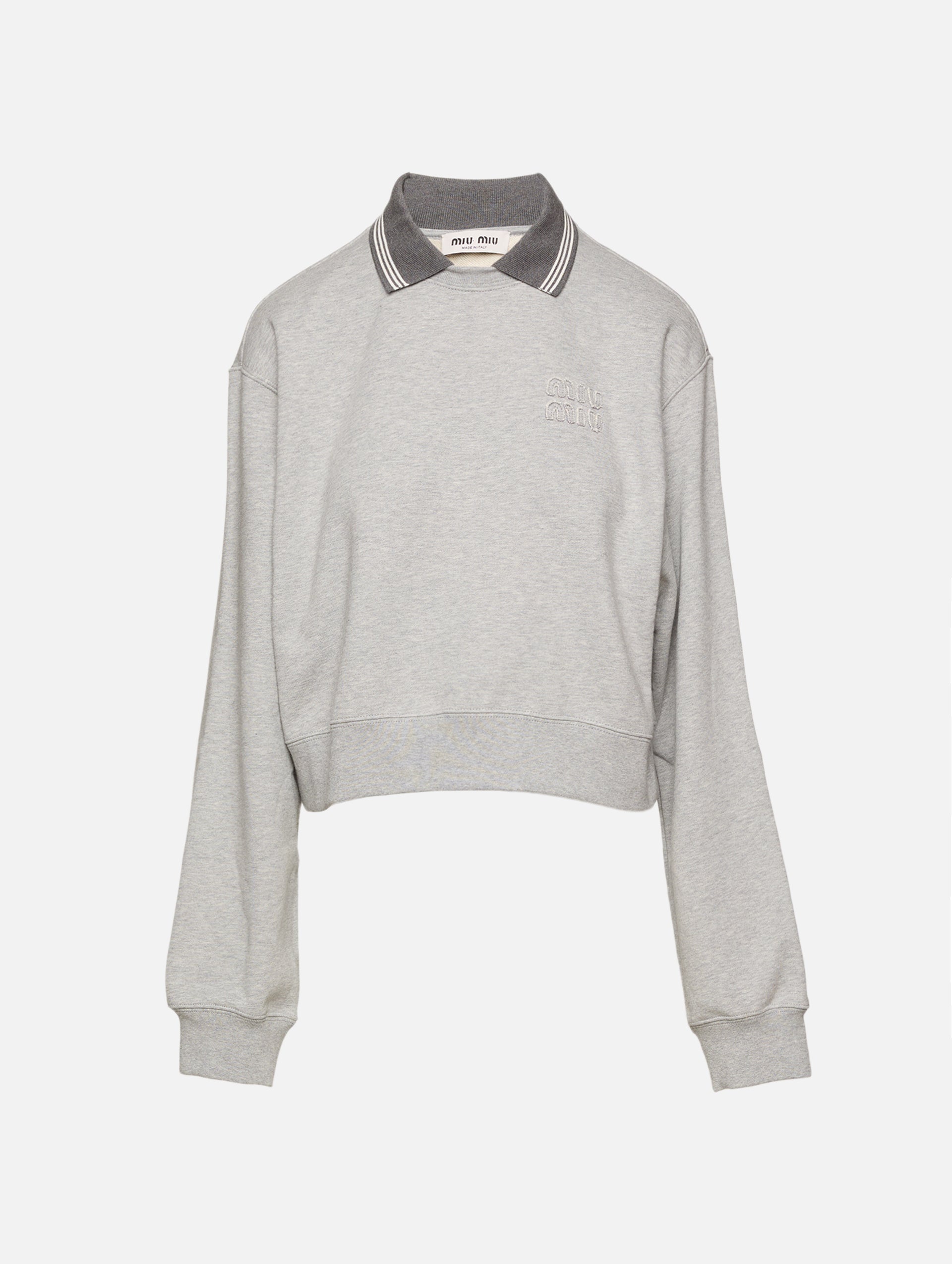 Melange Sweatshirt | MIU MIU | elysewalker