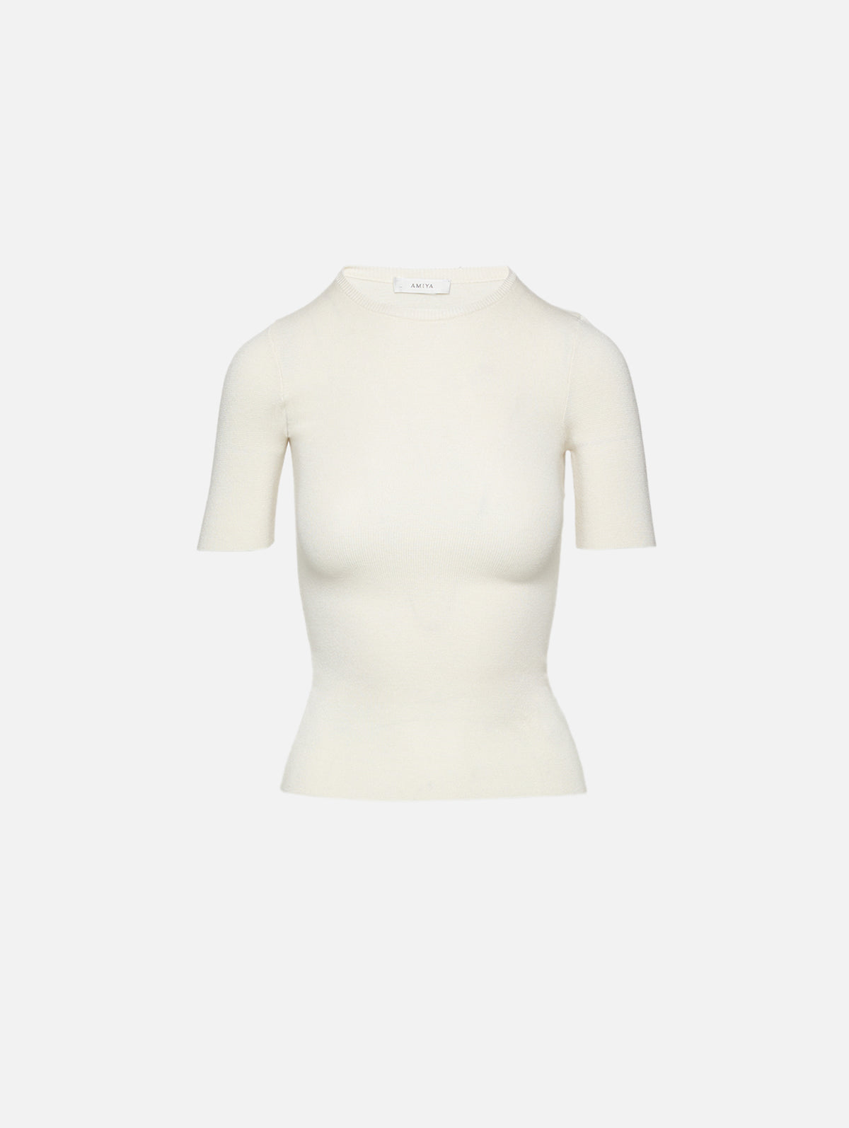 Cara Short Sleeve Shirt,AMIYA,OFF WHITE,Image 1