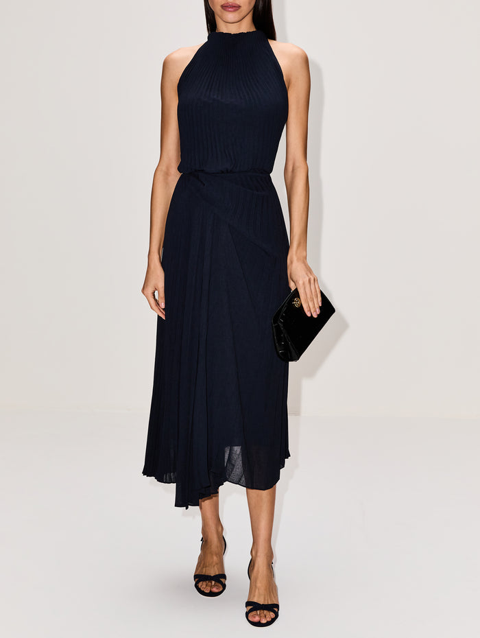 Simona Dress,A.L.C.,DEEP NAVY,Image 1