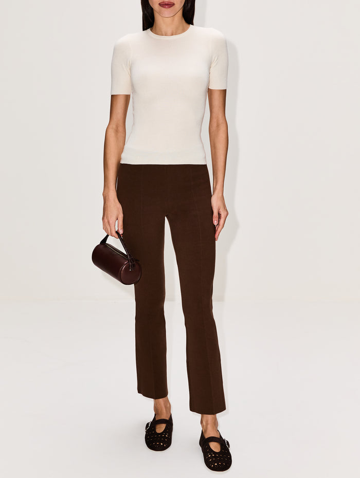 Legacy Kick Flare Pant,AMIYA,DARK BROWN,Image 1