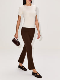 Legacy Kick Flare Pant,AMIYA,DARK BROWN,Image 3