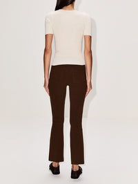 Legacy Kick Flare Pant,AMIYA,DARK BROWN,Image 4