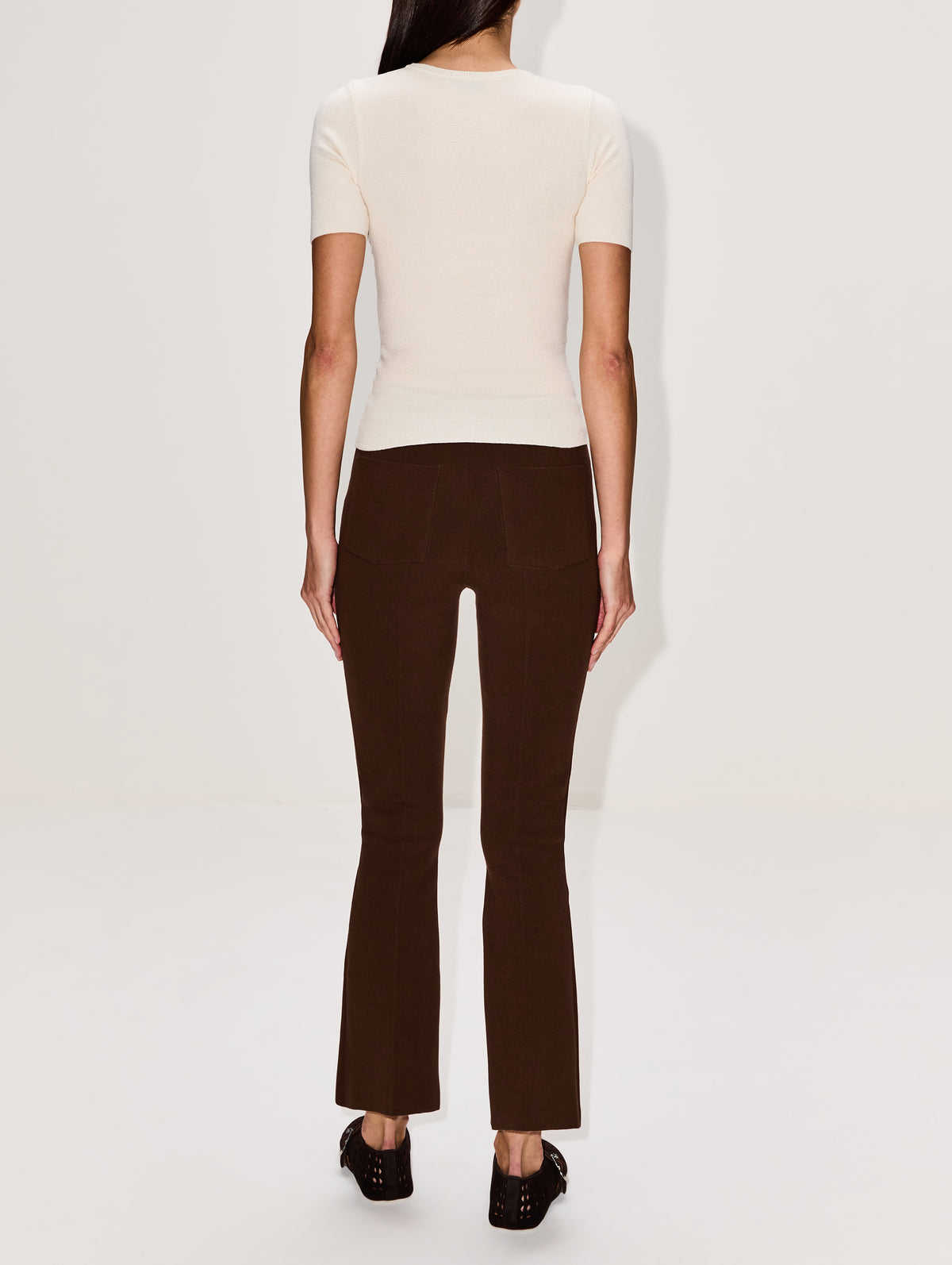 Cara Short Sleeve Shirt,AMIYA,OFF WHITE,Image 3