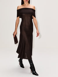 Marilyn Dress,ARCH4,MOCHA MARL,Image 3