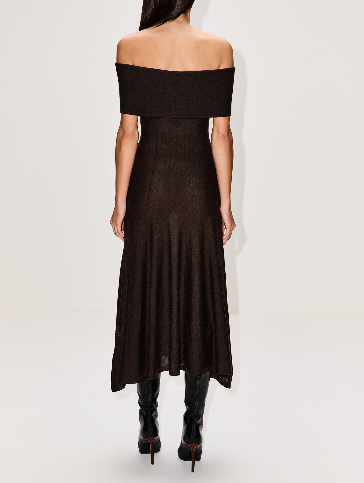 Marilyn Dress,ARCH4,MOCHA MARL,Image 4