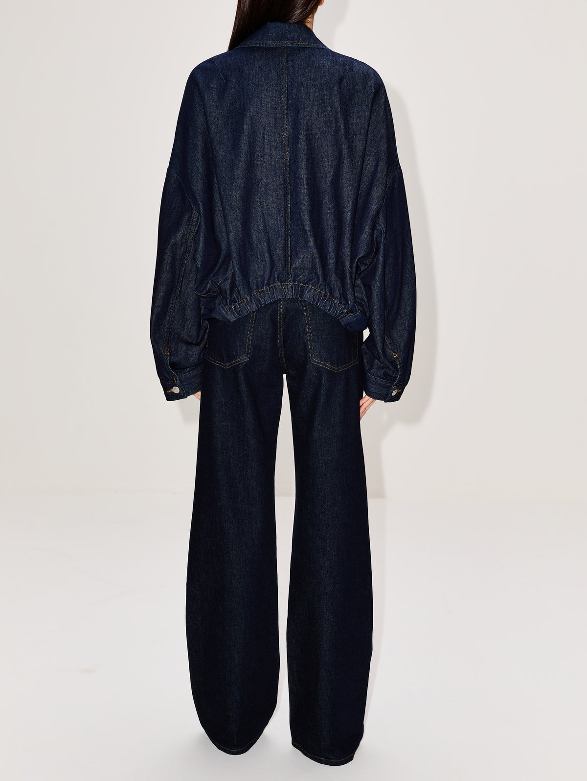 Vesto Den Jacket,DRIES VAN NOTEN,INDIGO,Image 3