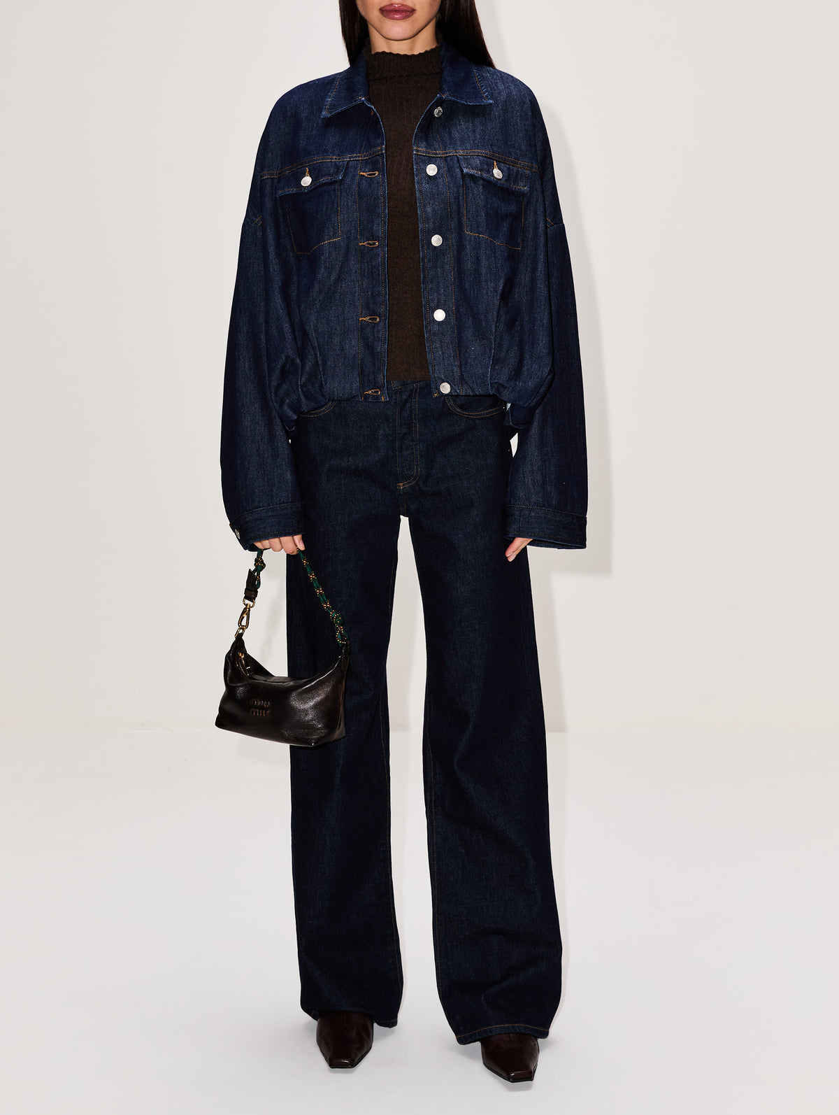 Vesto Den Jacket,DRIES VAN NOTEN,INDIGO,Image 2