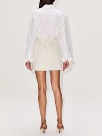 Sparkling Statement Skirt,DOROTHEE SCHUMACHER,PEARL,Image 4