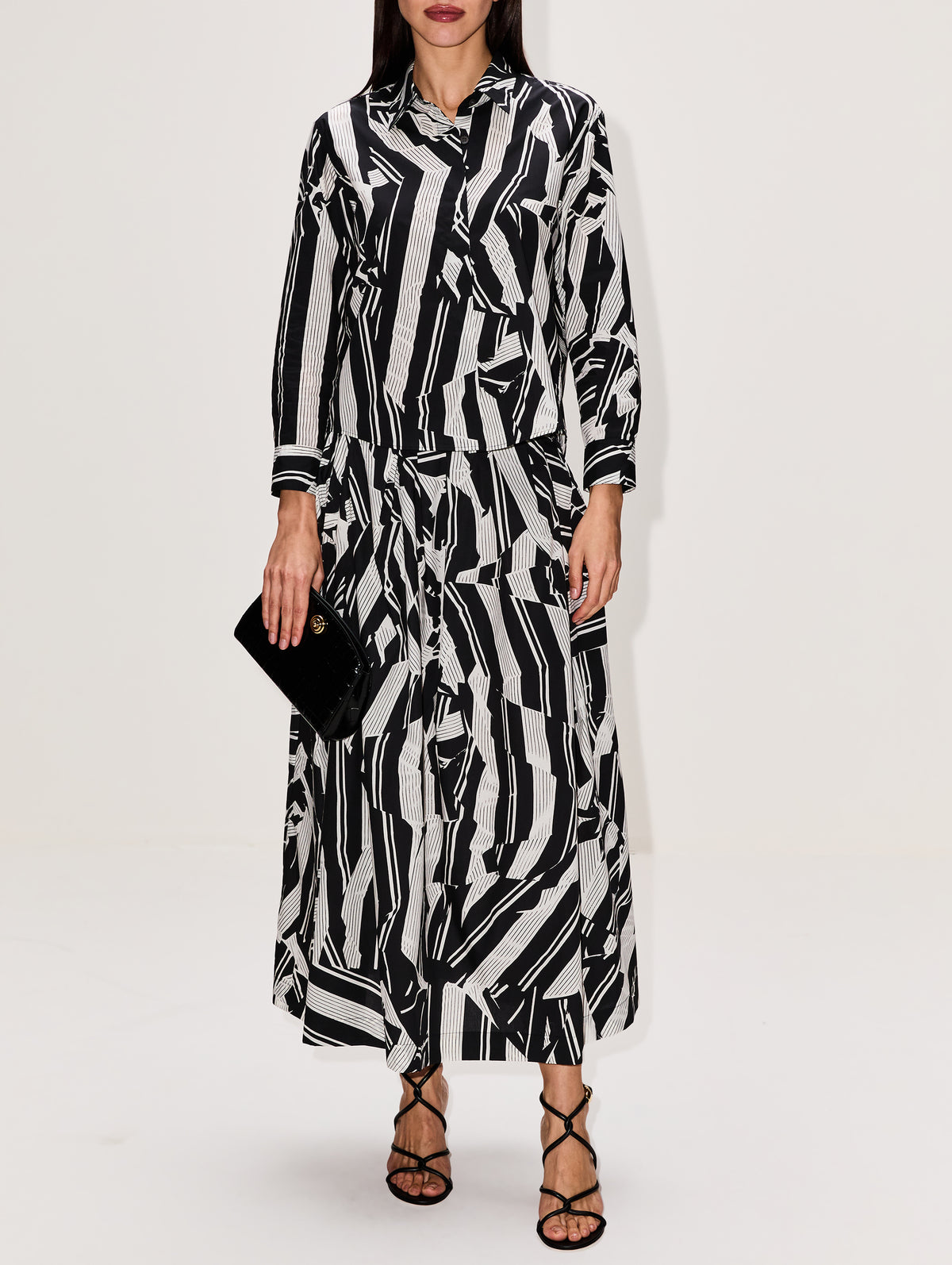 Soni Skirt,DRIES VAN NOTEN,BLACK,Image 2