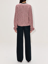 Menswear Arran Cardigan,BARRIE KNITWEAR,BARRIE ARRAN SUNSET,Image 3