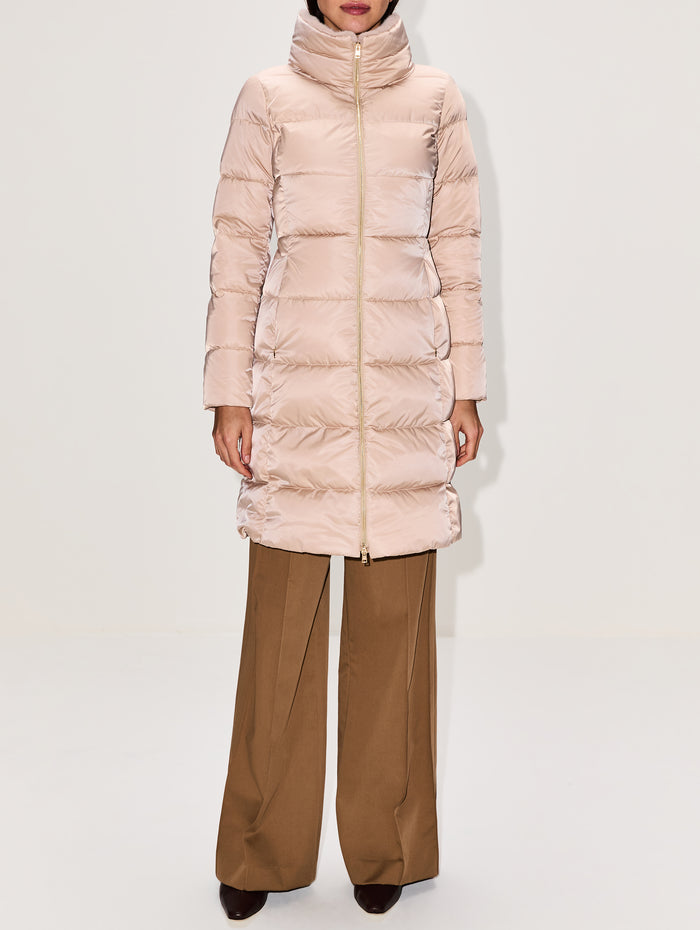 Faux Fur Long Coat,HERNO,CHANTILLY,Image 1