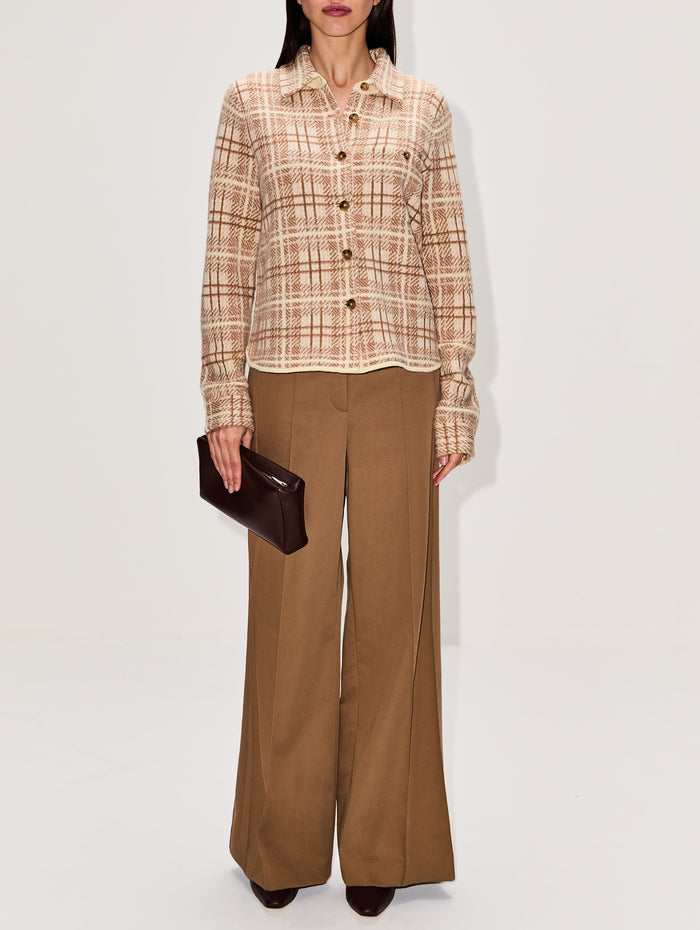 Dylan Plaid Shirt,GUEST IN RESIDENCE,MIST COMBO,Image 1