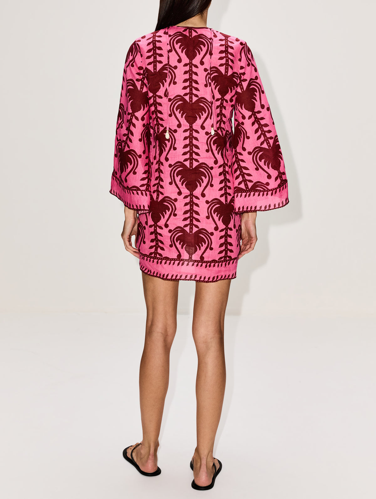 Wild Savannah Short Tunic Dress,JOHANNA ORTIZ,PINK/CHERRY,Image 4