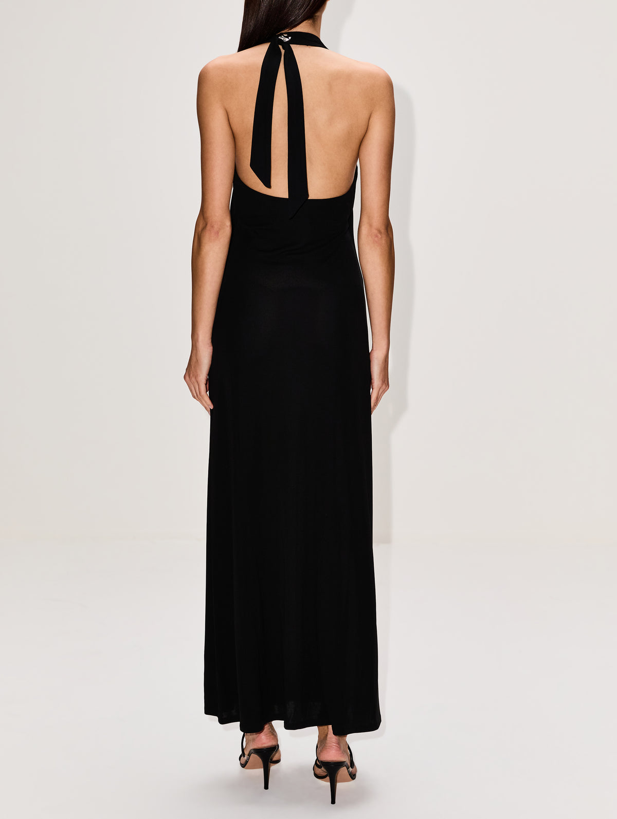Bridgette Halter Dress,KALLMEYER,BLACK,Image 4