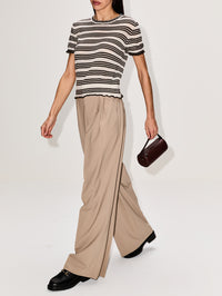 Fatima Wide Leg Trouser,KALLMEYER,CAMEL,Image 3
