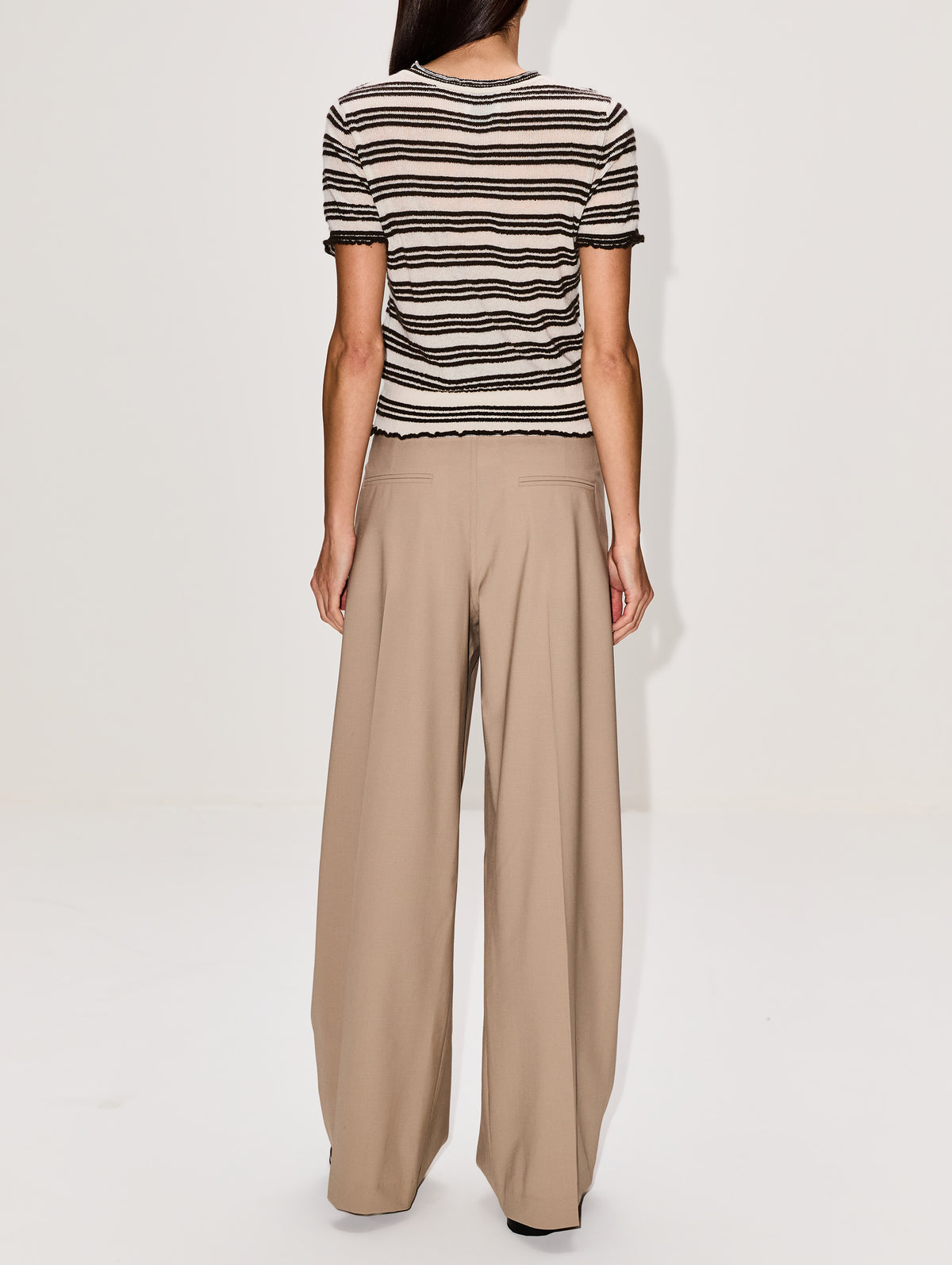 Fatima Wide Leg Trouser,KALLMEYER,CAMEL,Image 4