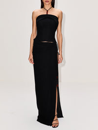 Beach Skirt,MAGDA BUTRYM,BLACK,Image 2