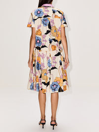 Button Front Short Sleeve Shirt,MARNI,BONE,Image 3