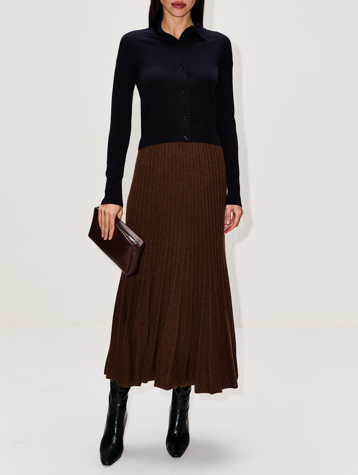 Sabrina Skirt,ARCH4,MOCHA MARL,Image 1