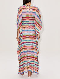 Long Cover Up,MISSONI MARE,MULTICOLOURED,Image 4