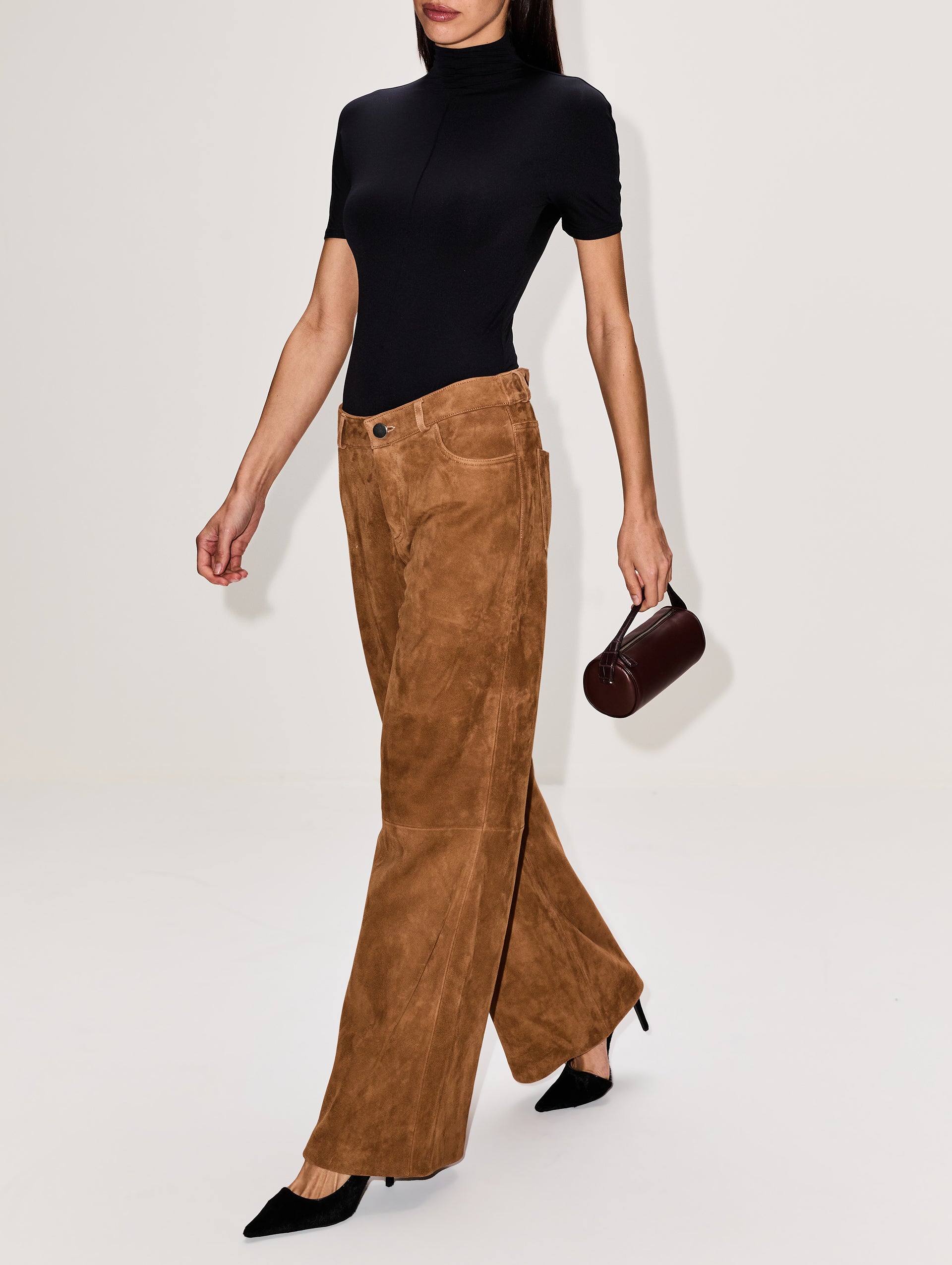 Milo Suede Pant | NOUR HAMMOUR | elysewalker