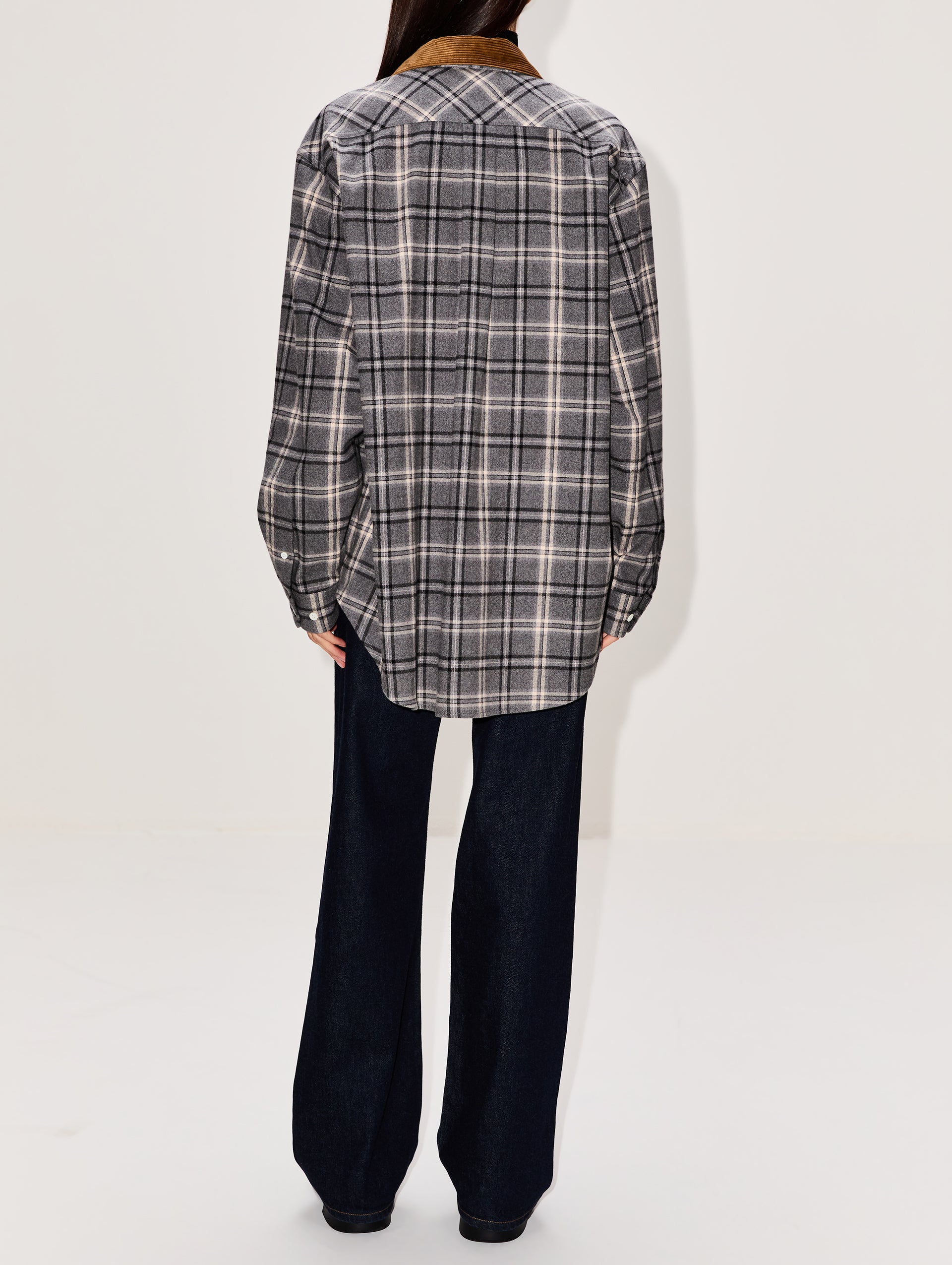 Plaid Flannel Top | MIU MIU | elysewalker