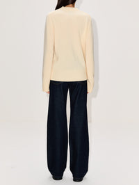 Baltra Sweater,LOULOU DE SAISON,BUTTER,Image 3