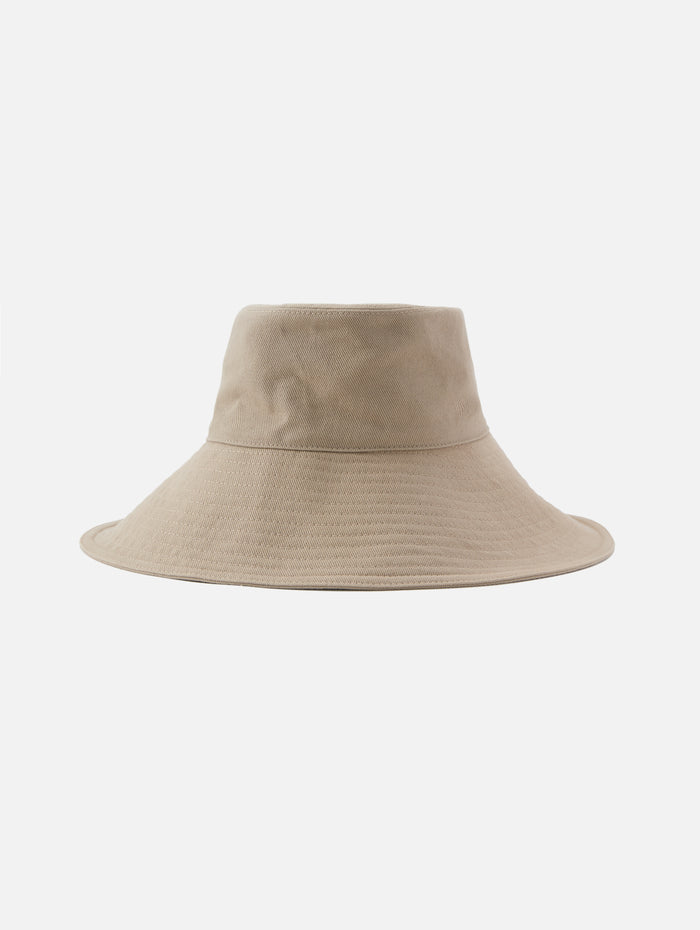 Wide Brim Denim Hat,MIU MIU,BEIGE AMARANTO,Image 1