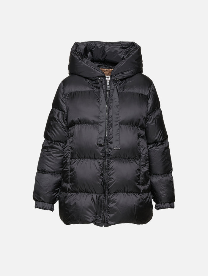 Seia Puffer Coat,MAX MARA,BLACK,Image 1
