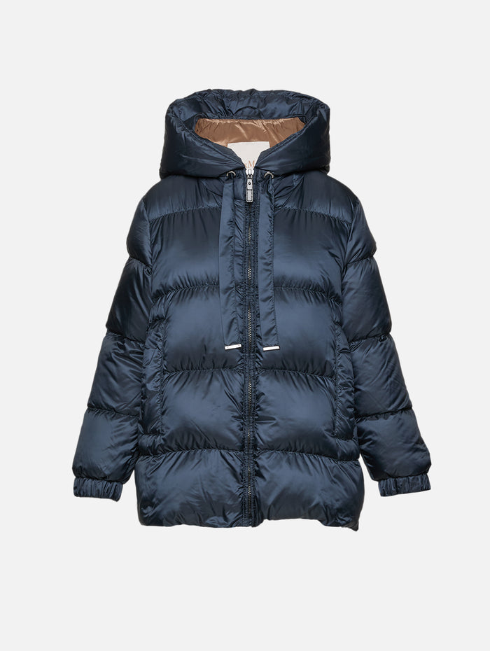 Seia Puffer Coat,MAX MARA,MIDNIGHT,Image 1