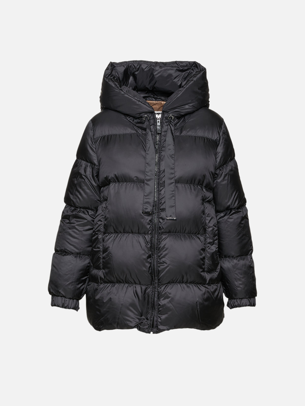 Seia Puffer Coat,MAX MARA,BLACK,Image 2
