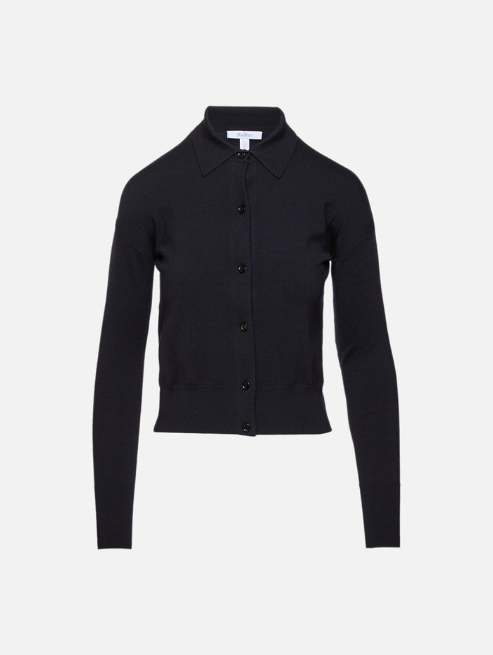 Cardigan,MAX MARA,ULTRAMARINE,Image 1