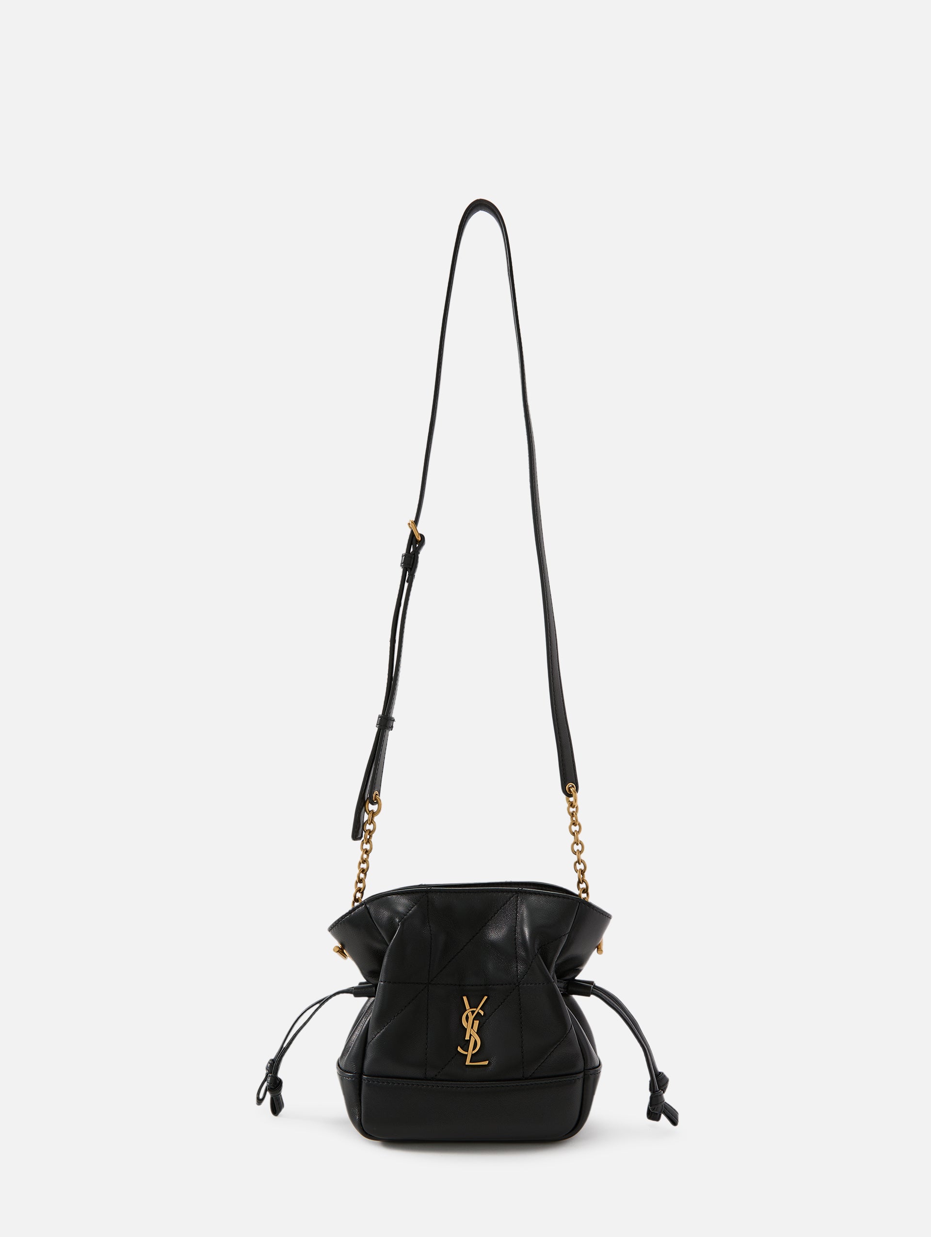 Mini Jamie Shoulder Pouch Bag | SAINT LAURENT | elysewalker