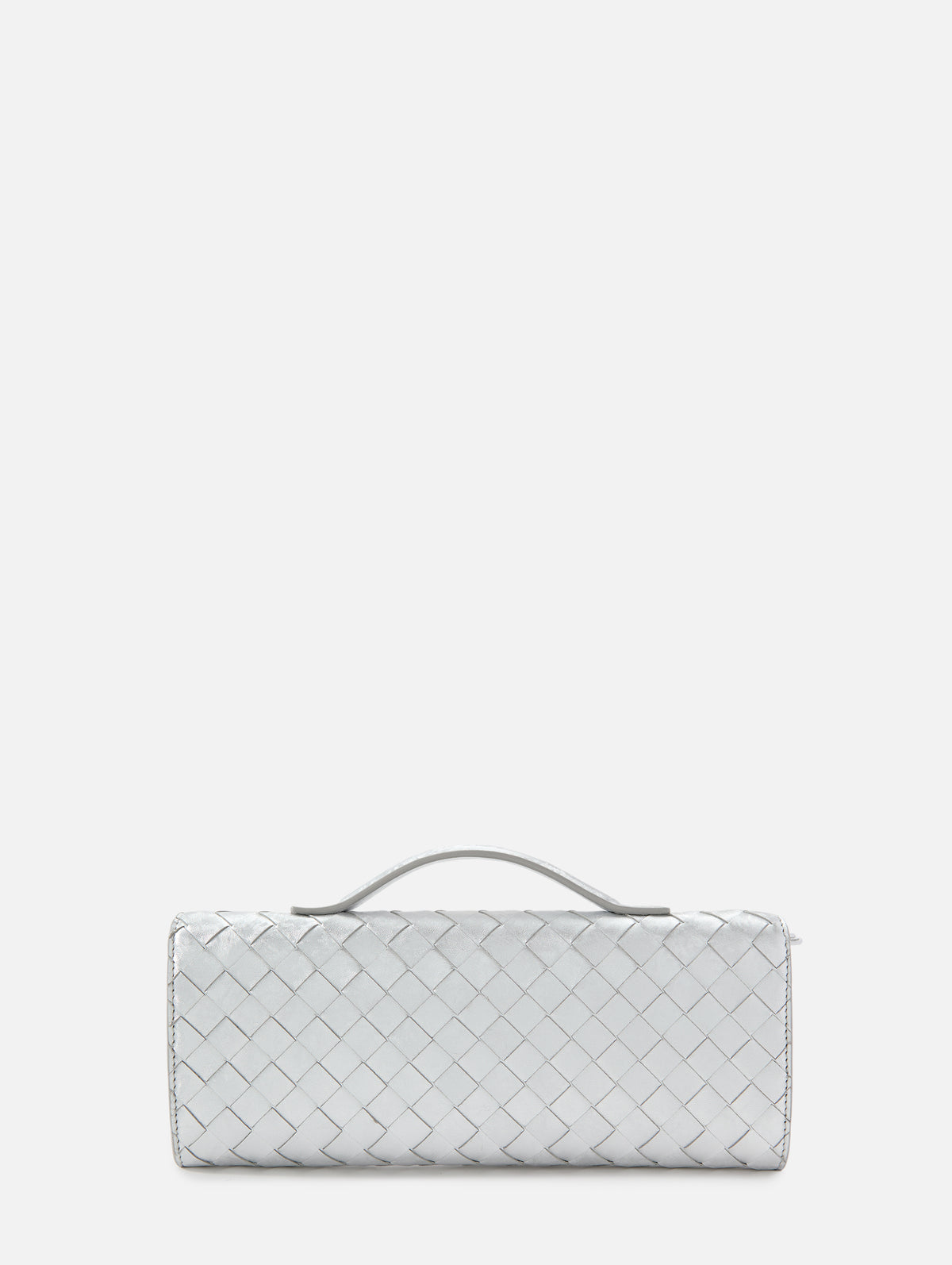 Andiamo Clutch,BOTTEGA VENETA,SILVER,Image 2