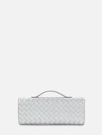 Andiamo Clutch,BOTTEGA VENETA,SILVER,Image 2