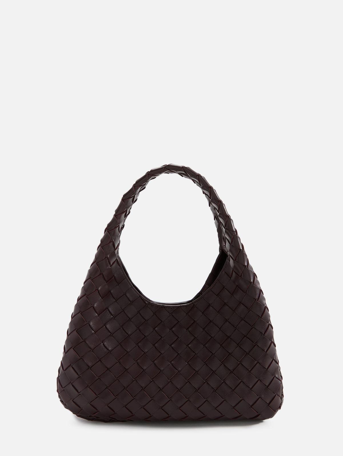 Small Campana Bag,BOTTEGA VENETA,DARK BAROLO,Image 2