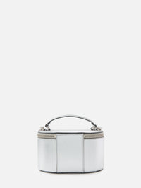 V Logo Vanity Case,VALENTINO GARAVANI,SILVER,Image 2