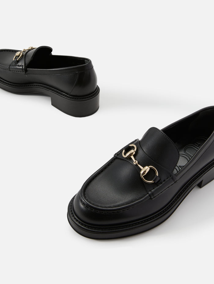 Horsebit Loafer,GUCCI,BLACK,Image 1