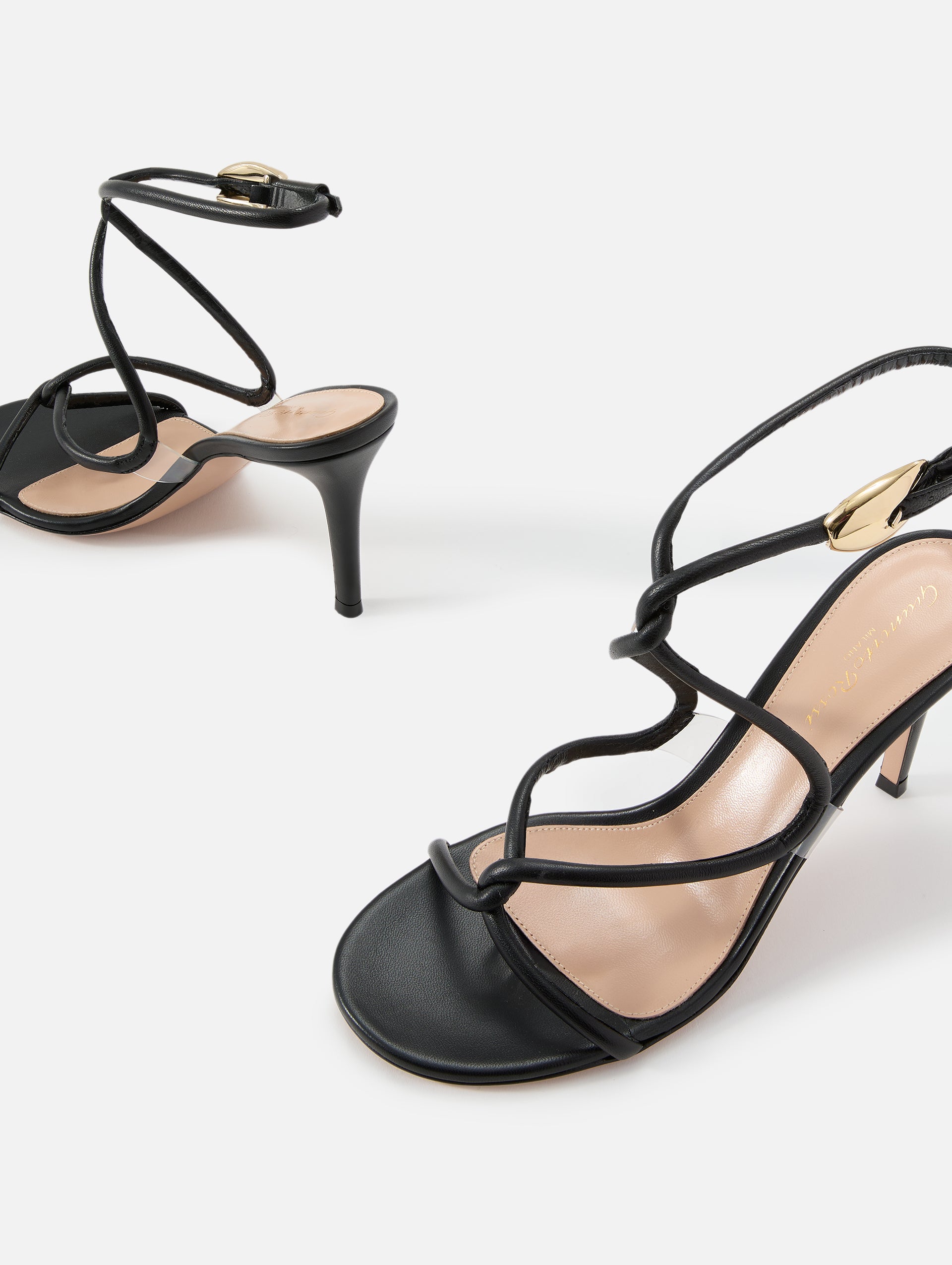 Black Mamba Strappy Sandal 85mm | GIANVITO ROSSI | elysewalker