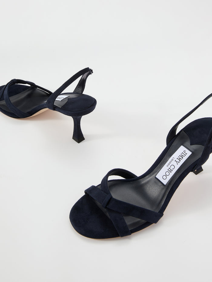 Elsy Heel 70mm,JIMMY CHOO,MARINE,Image 1