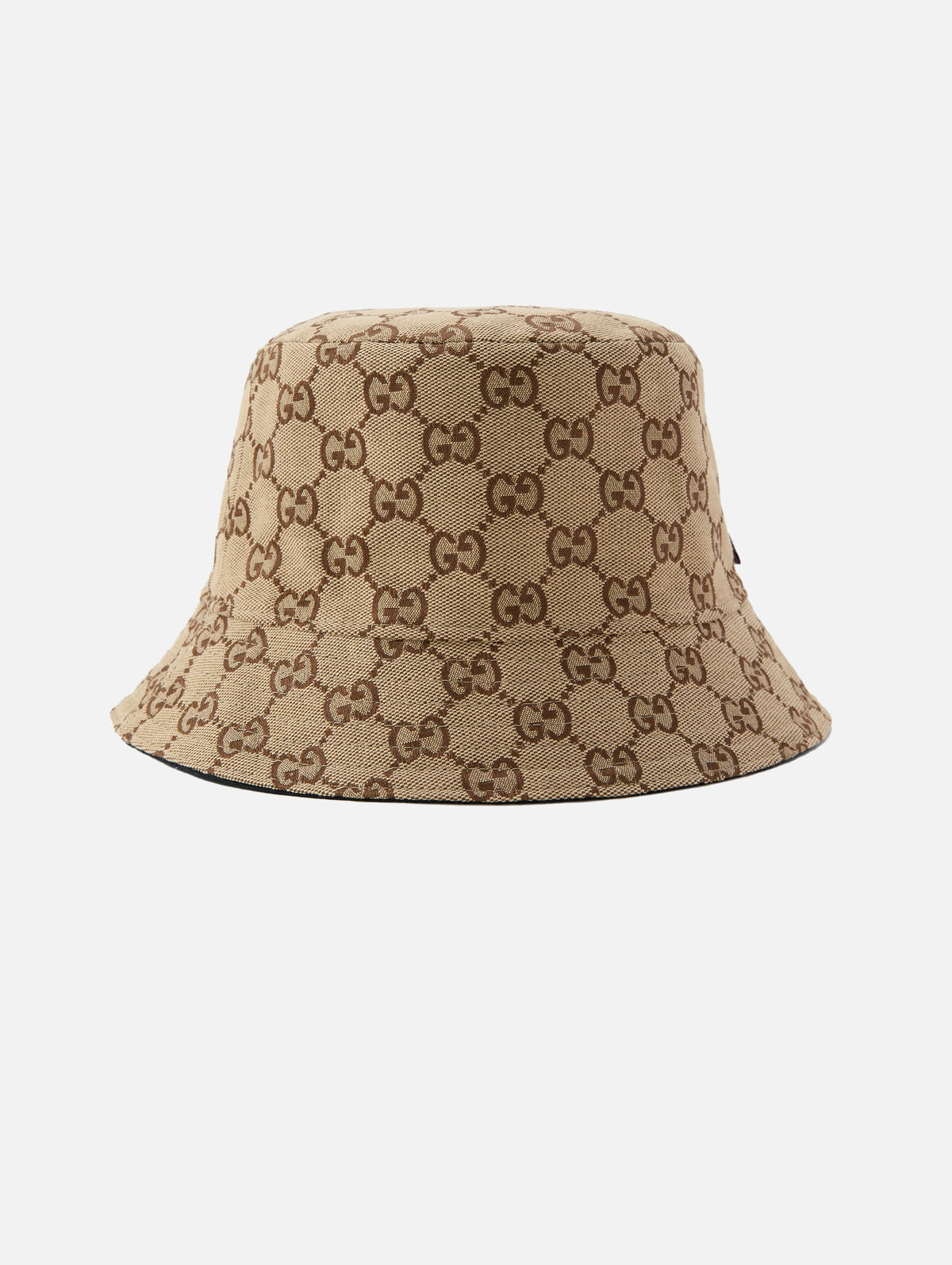 GG Canvas Bob Fedora,GUCCI,BLACK/BEIGE,Image 4