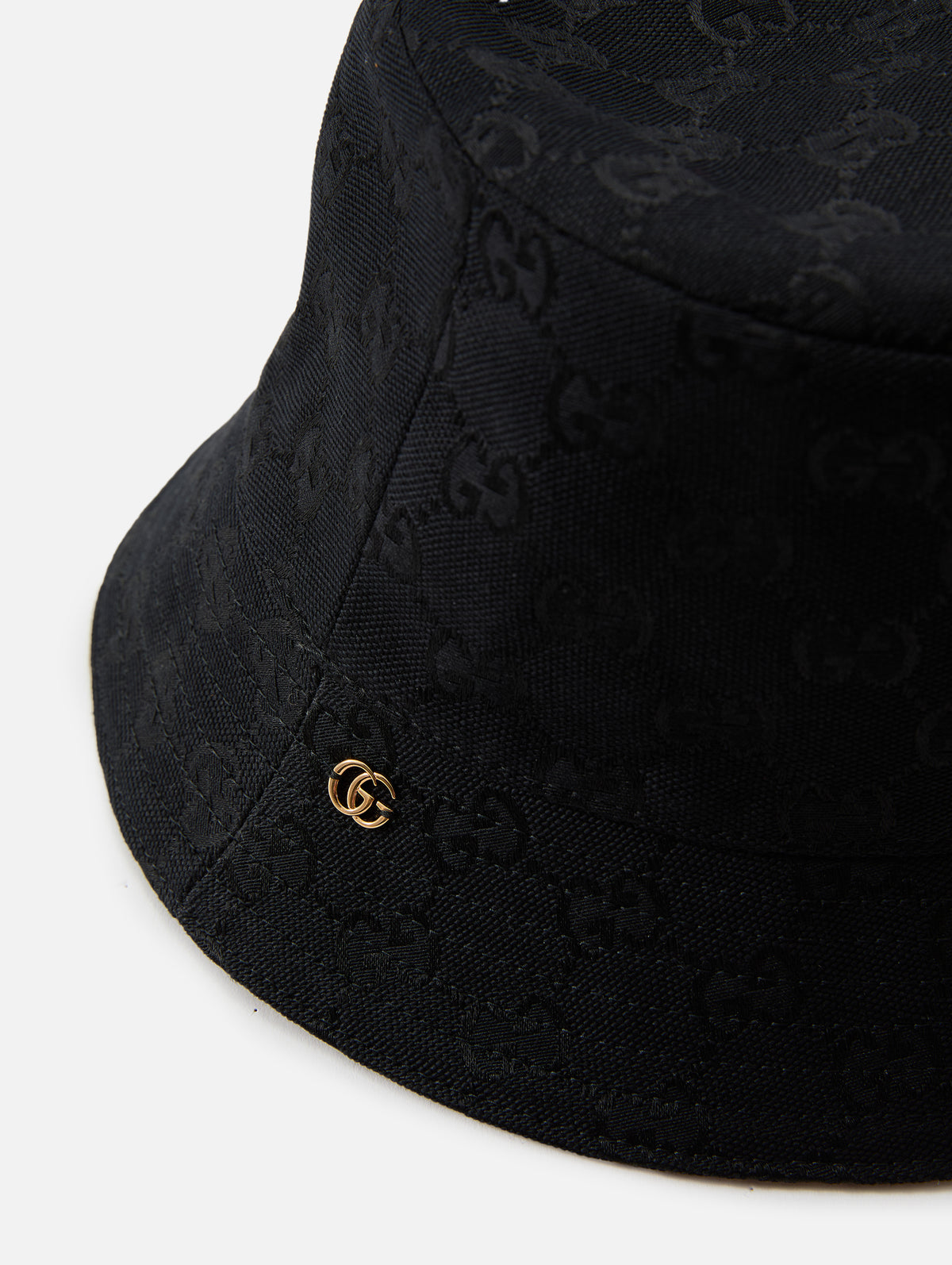 GG Canvas Bob Fedora,GUCCI,BLACK/BEIGE,Image 3