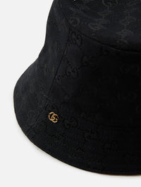 GG Canvas Bob Fedora,GUCCI,BLACK/BEIGE,Image 3