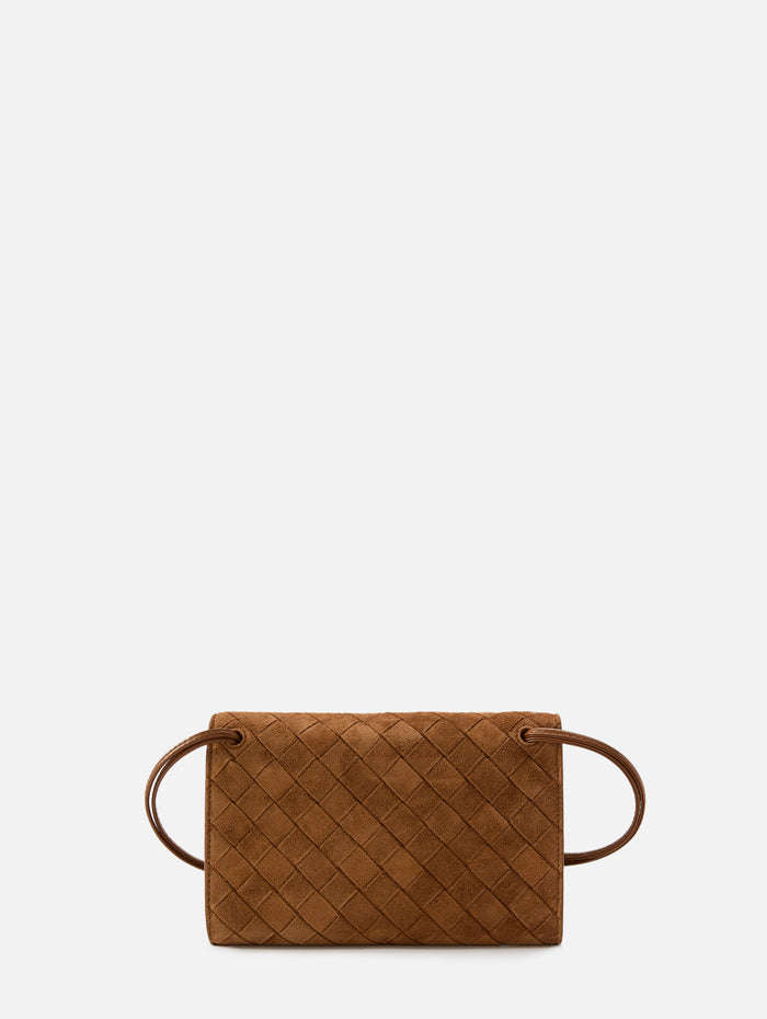Andiamo Slim Pouch,BOTTEGA VENETA,AMBER,Image 1