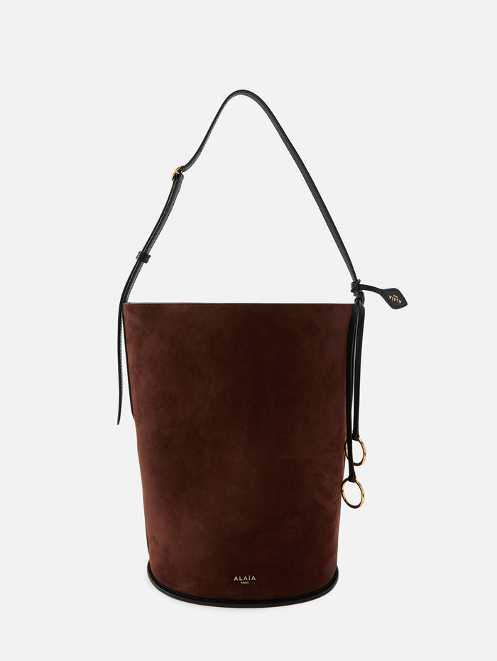 Small Bucket Bag,ALAIA,BRUN,Image 1