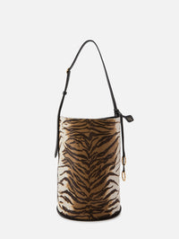 Small Bucket Bag,ALAIA,NATUREL,Image 1