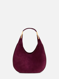 Small Florence Hobo Bag,SAVETTE,PLUM,Image 1