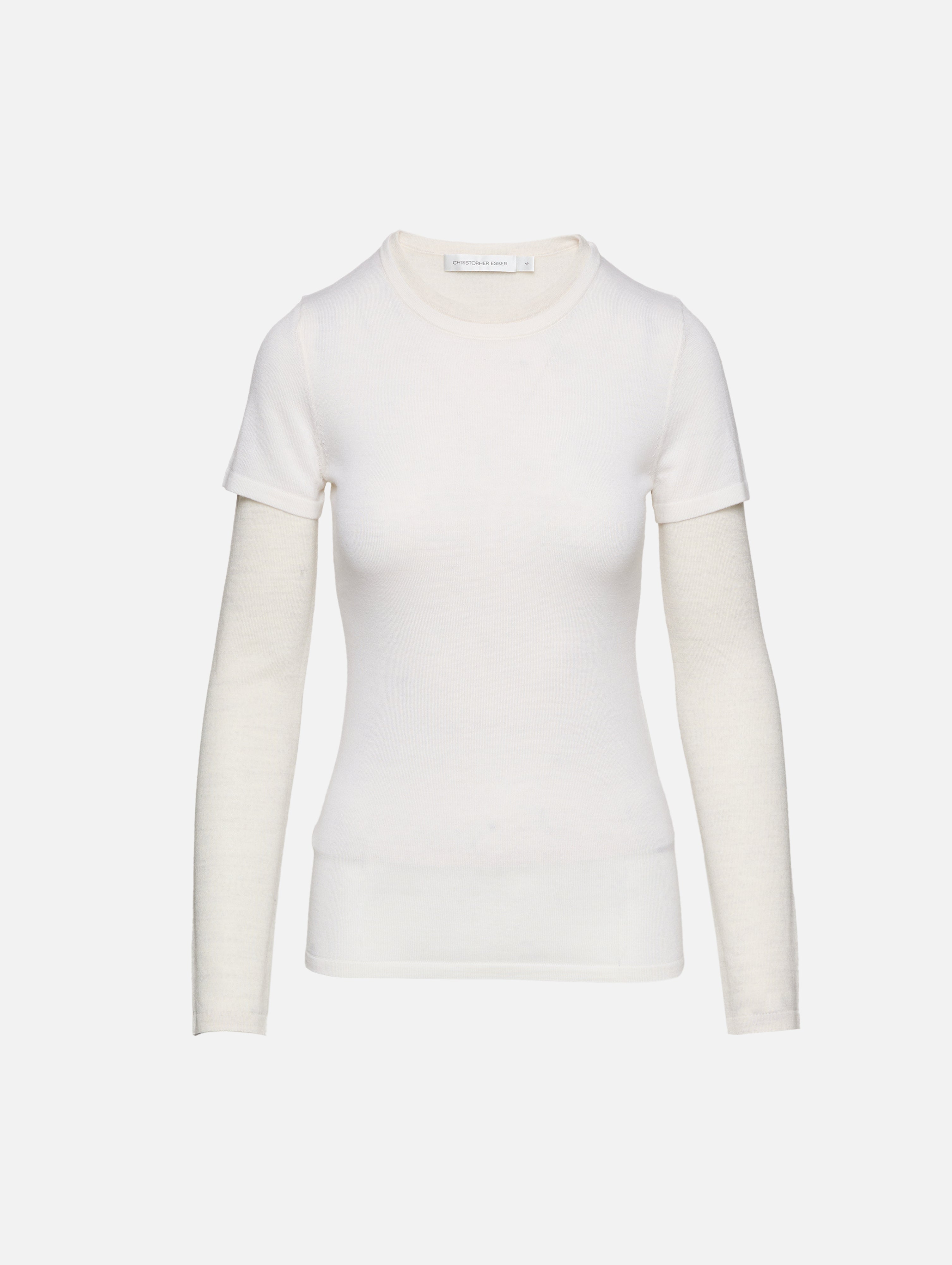 Cipolla Double Layer Merino Top | CHRISTOPHER ESBER | elysewalker