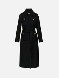 V Pocket Coat,VALENTINO GARAVANI,NERO,Image 1